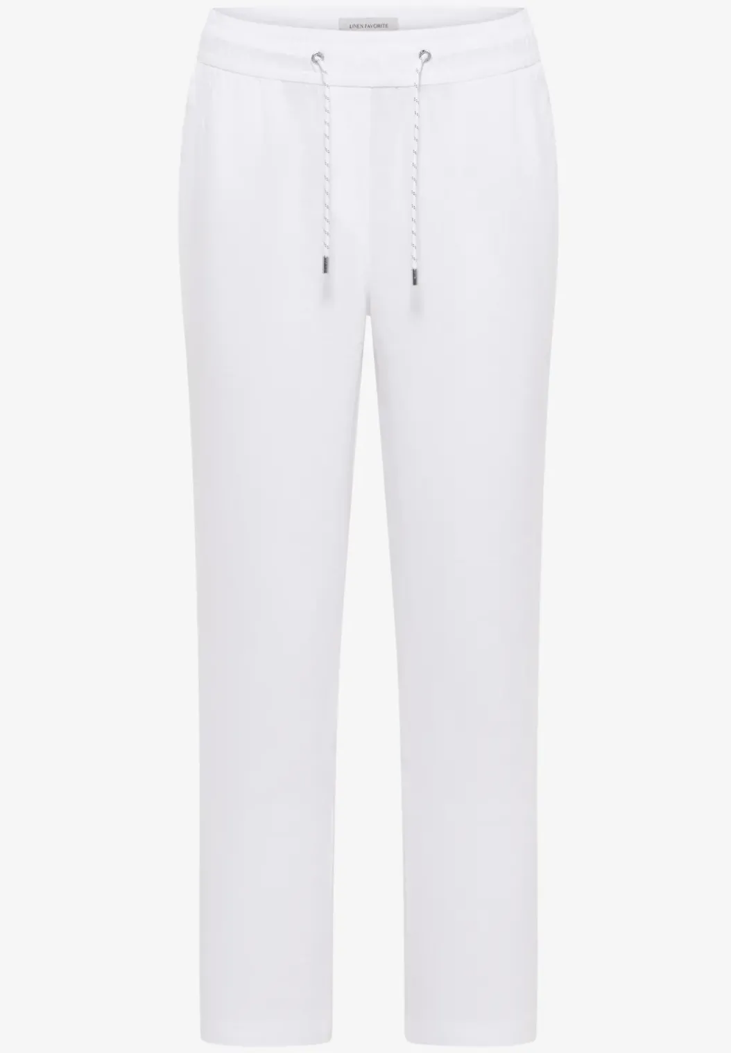 Slim Legs broek in causale pasvorm van linnen