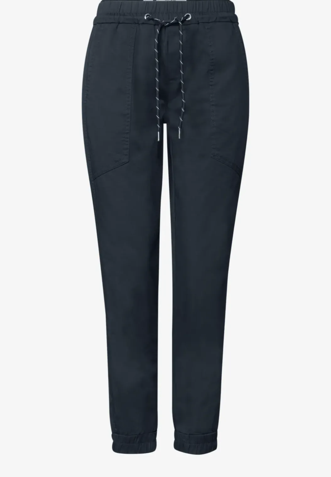 Slim legs broek in een lichtgewicht stof