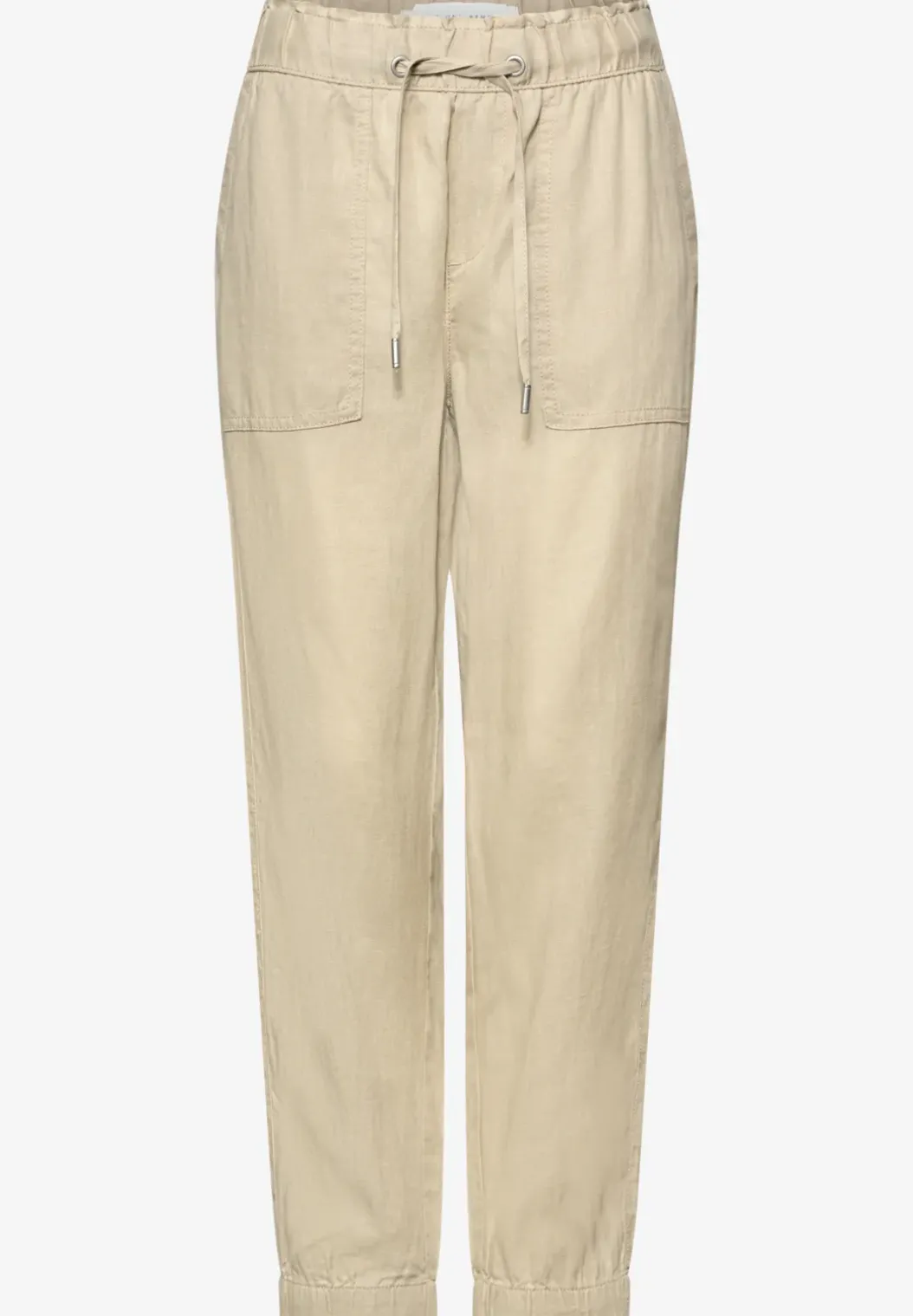 Slim Legs broek in een Loose Fit van linnen