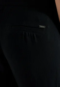 Slim Legs broek in Loose Fit met structuur