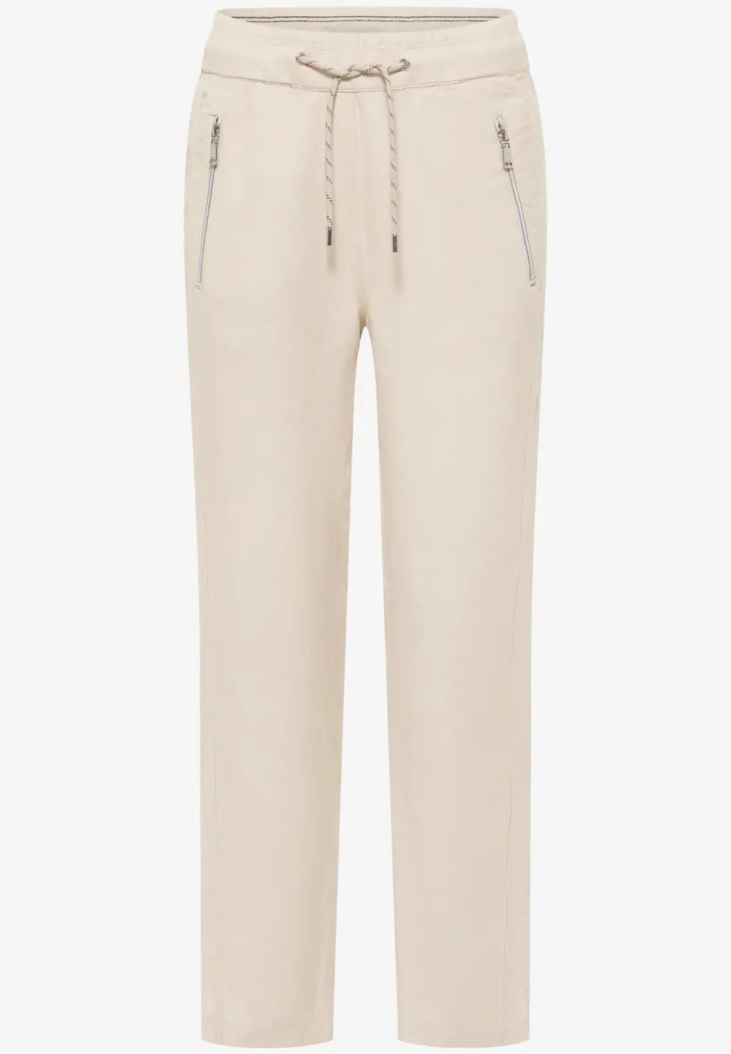 Slim Legs broek van linnenmix
