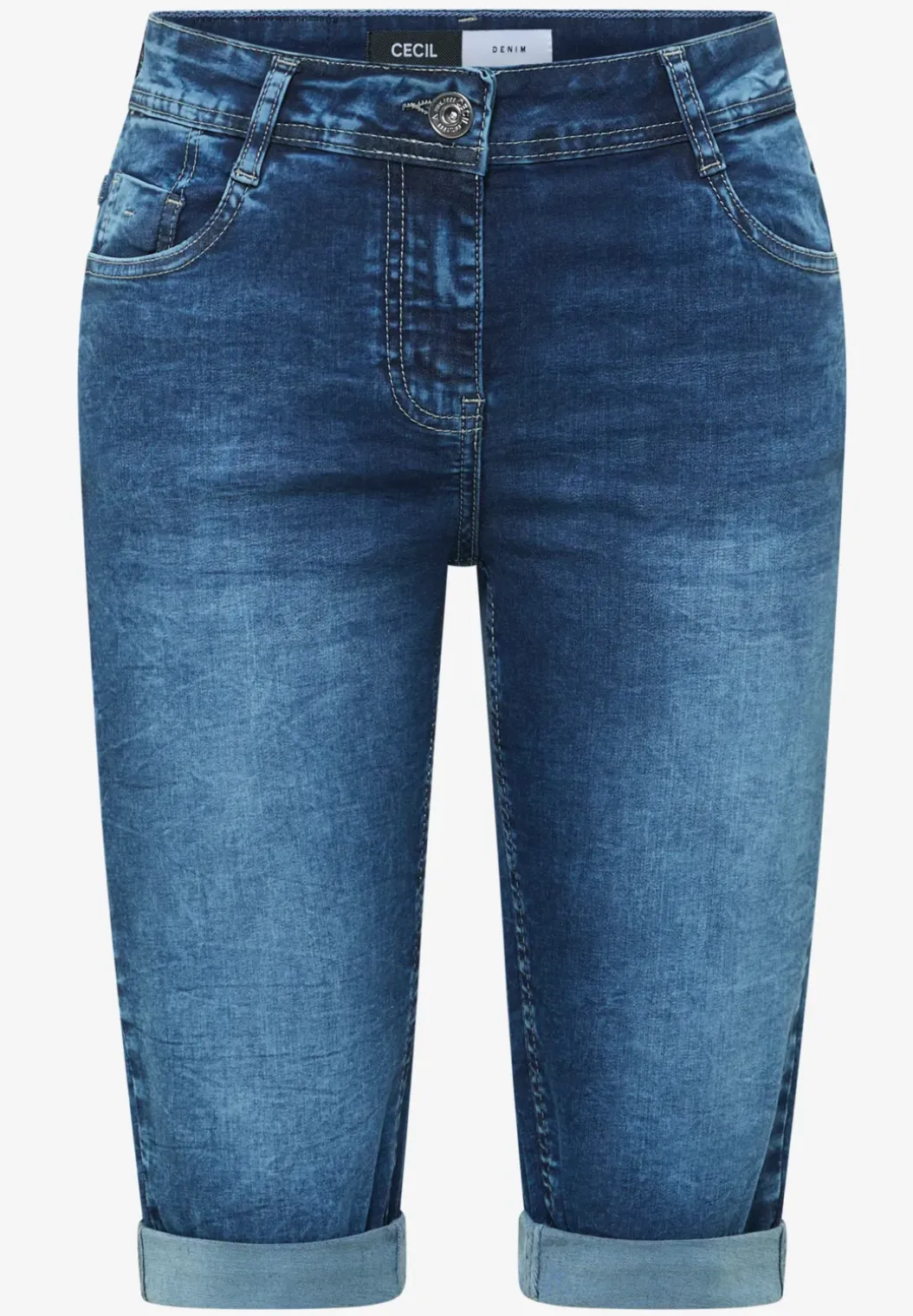 Slim Legs denim shorts in een casual fit