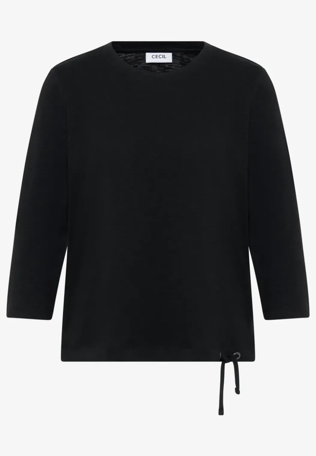 Slub Shirt met ronde hals