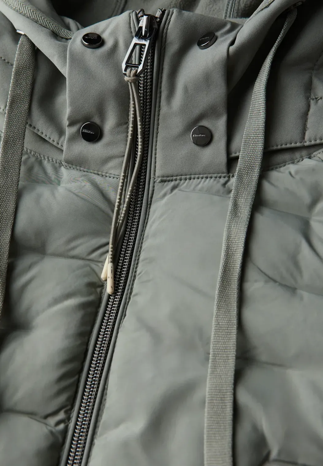 Softshell jack met structuurmix