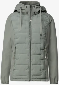 Softshell jack met structuurmix