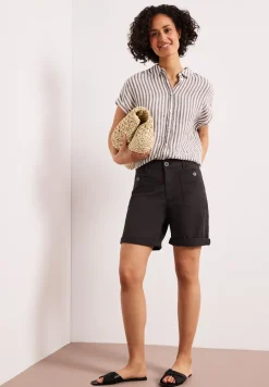 Straight Legs bermuda met omslag
