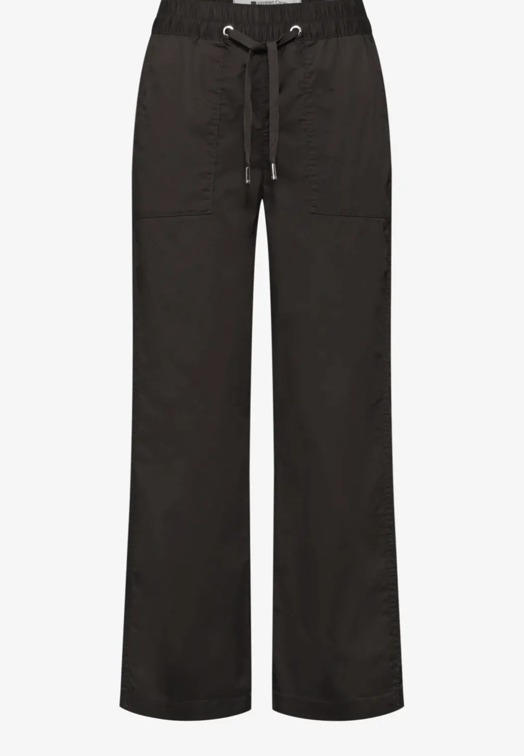 Straight Legs broek in paper touch stof