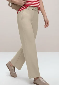 Straight Legs broek met gespdetail