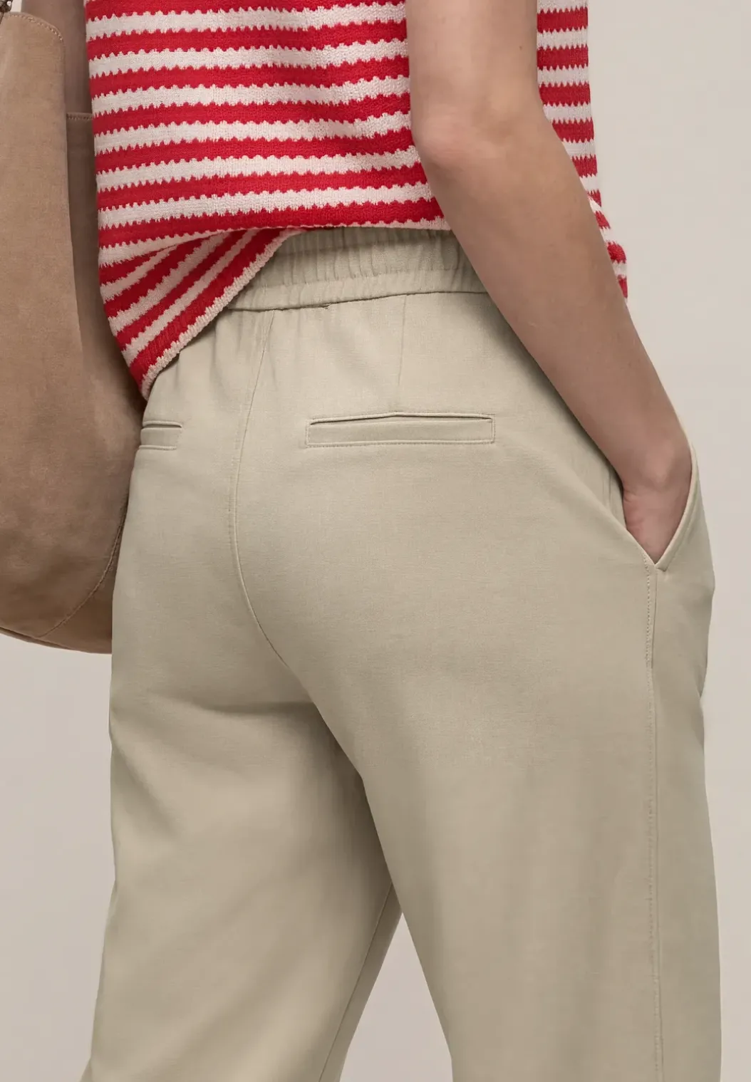 Straight Legs broek met gespdetail