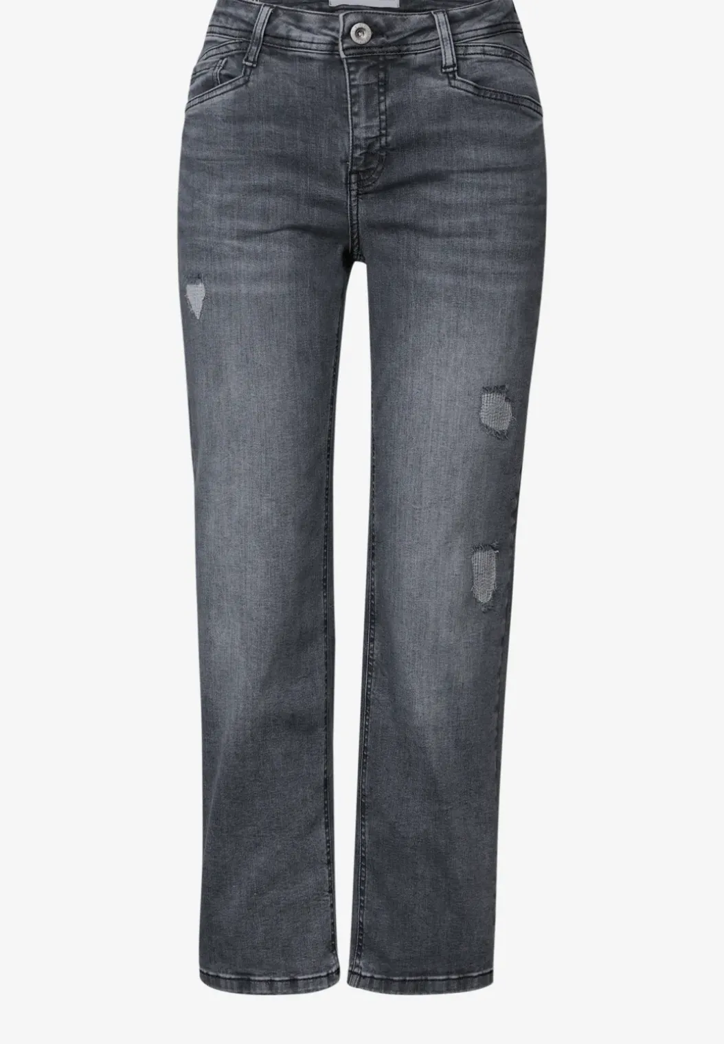 Straight Legs destroyed jeans