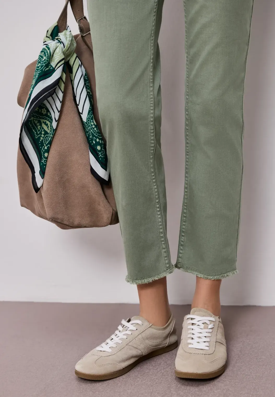 Straight Legs jeans met franje aan de zoom