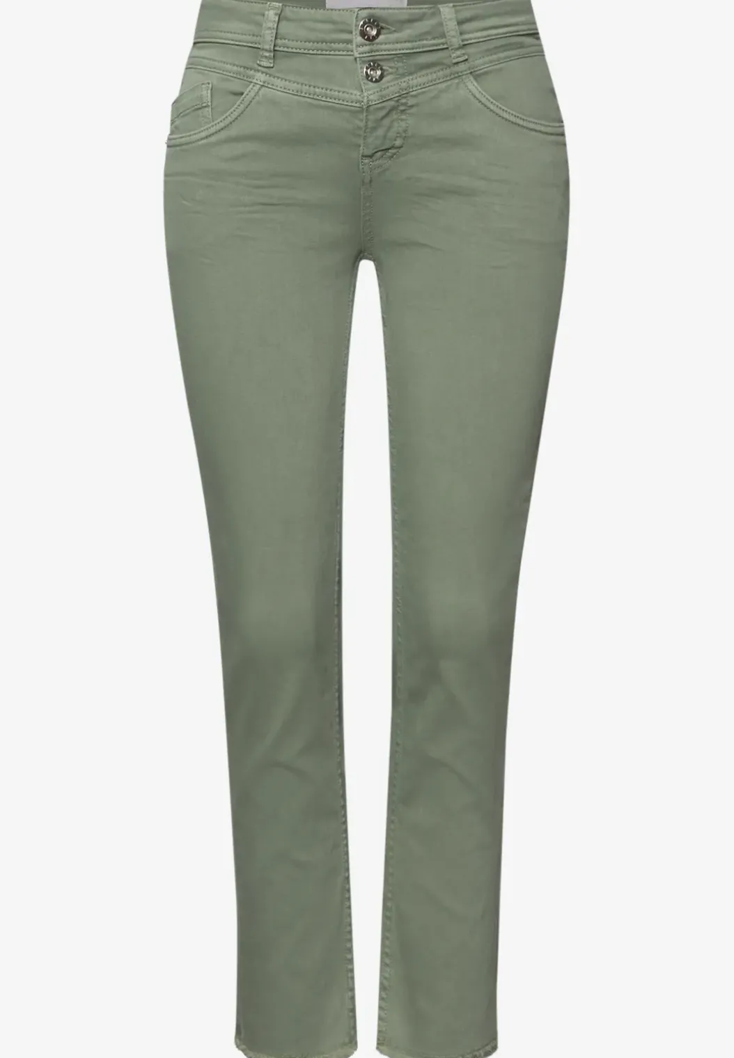 Straight Legs jeans met franje aan de zoom