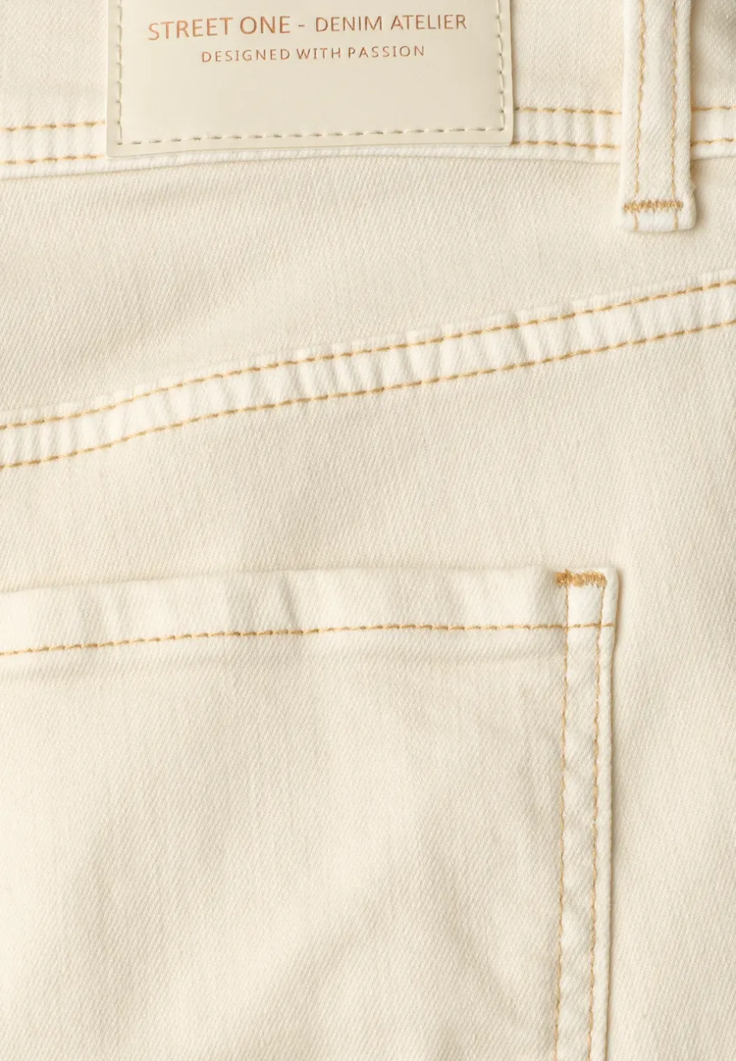 Straight Legs jeans met open zoom