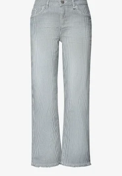 Straight Legs jeans met strepen