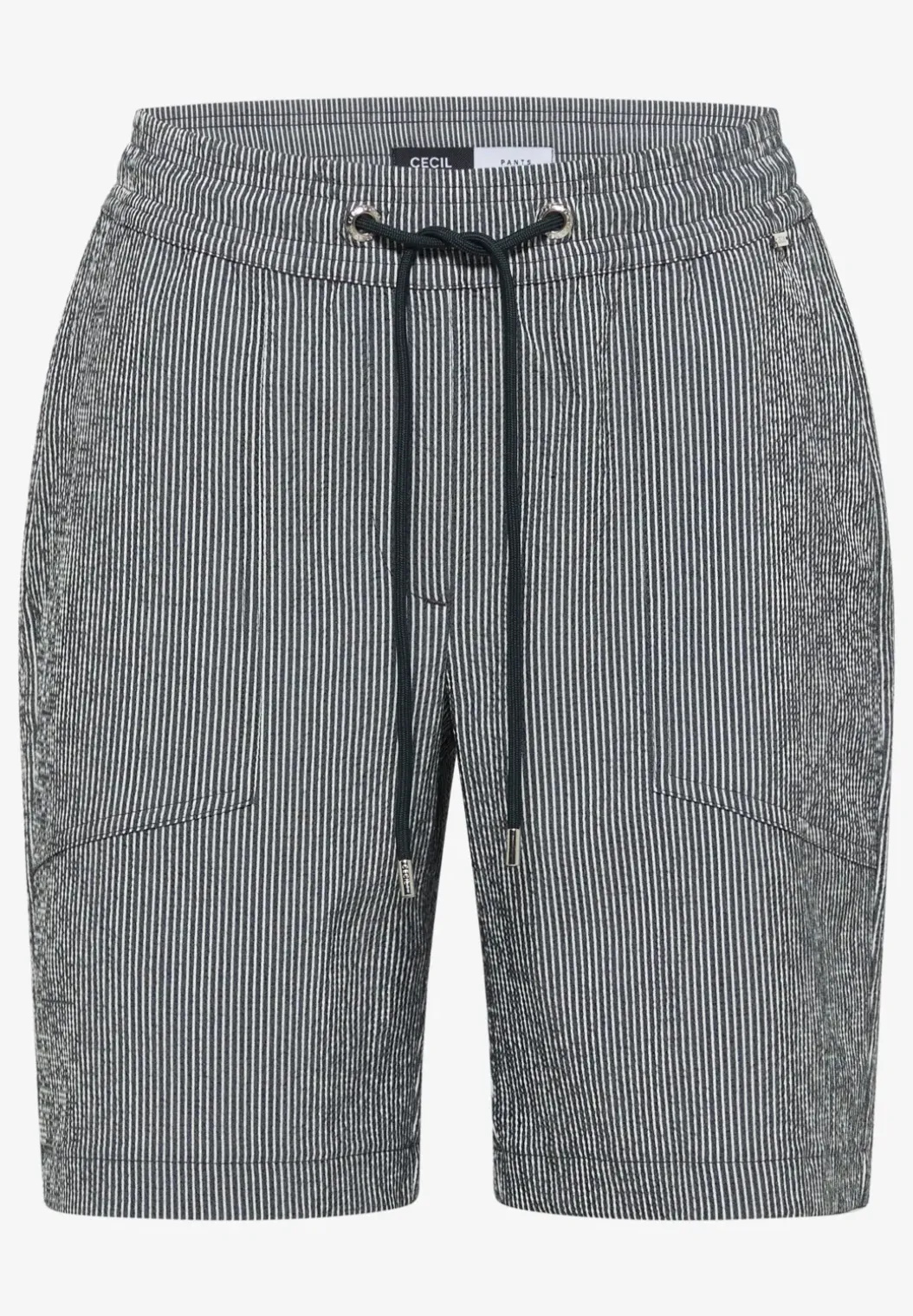 Straight Legs shorts in seersucker kwaliteit