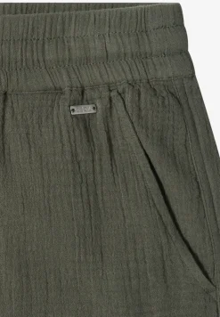 Straight Legs shorts van mousseline