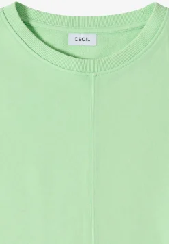 Sweater met 3/4 mouwen en trekkoord