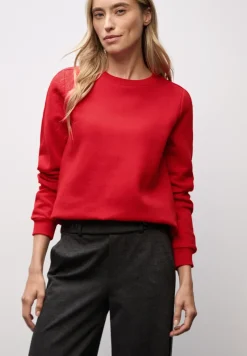 Sweater met geribd detail