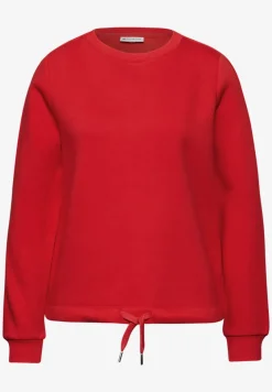 Sweater met geribd detail