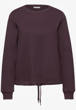 Sweater met geribd detail
