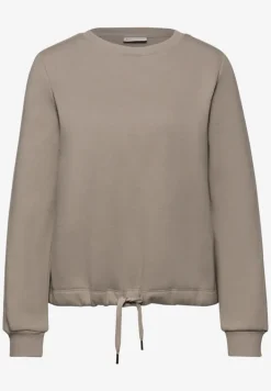 Sweater met geribd detail