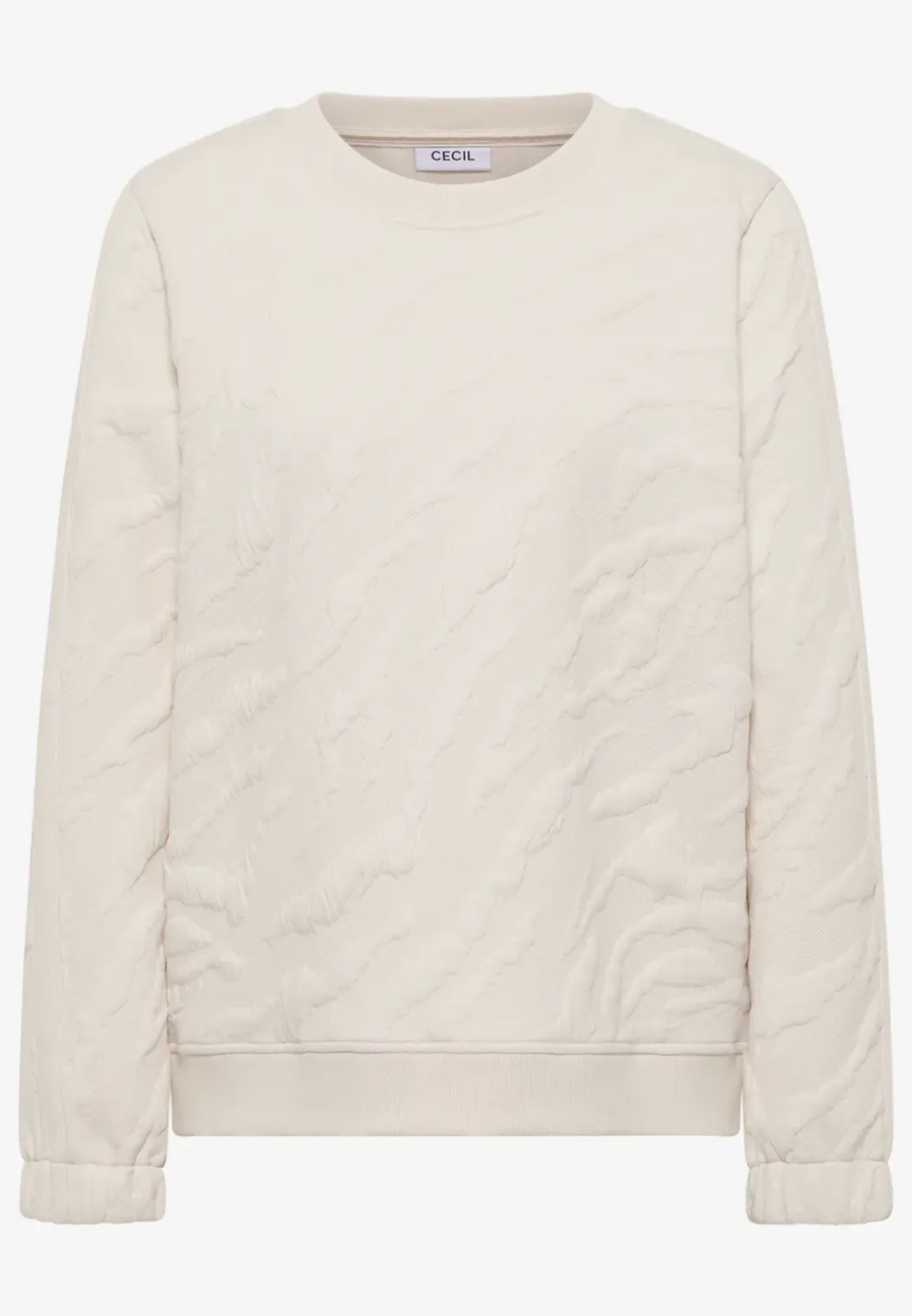 Sweater met gestructureerd patroon
