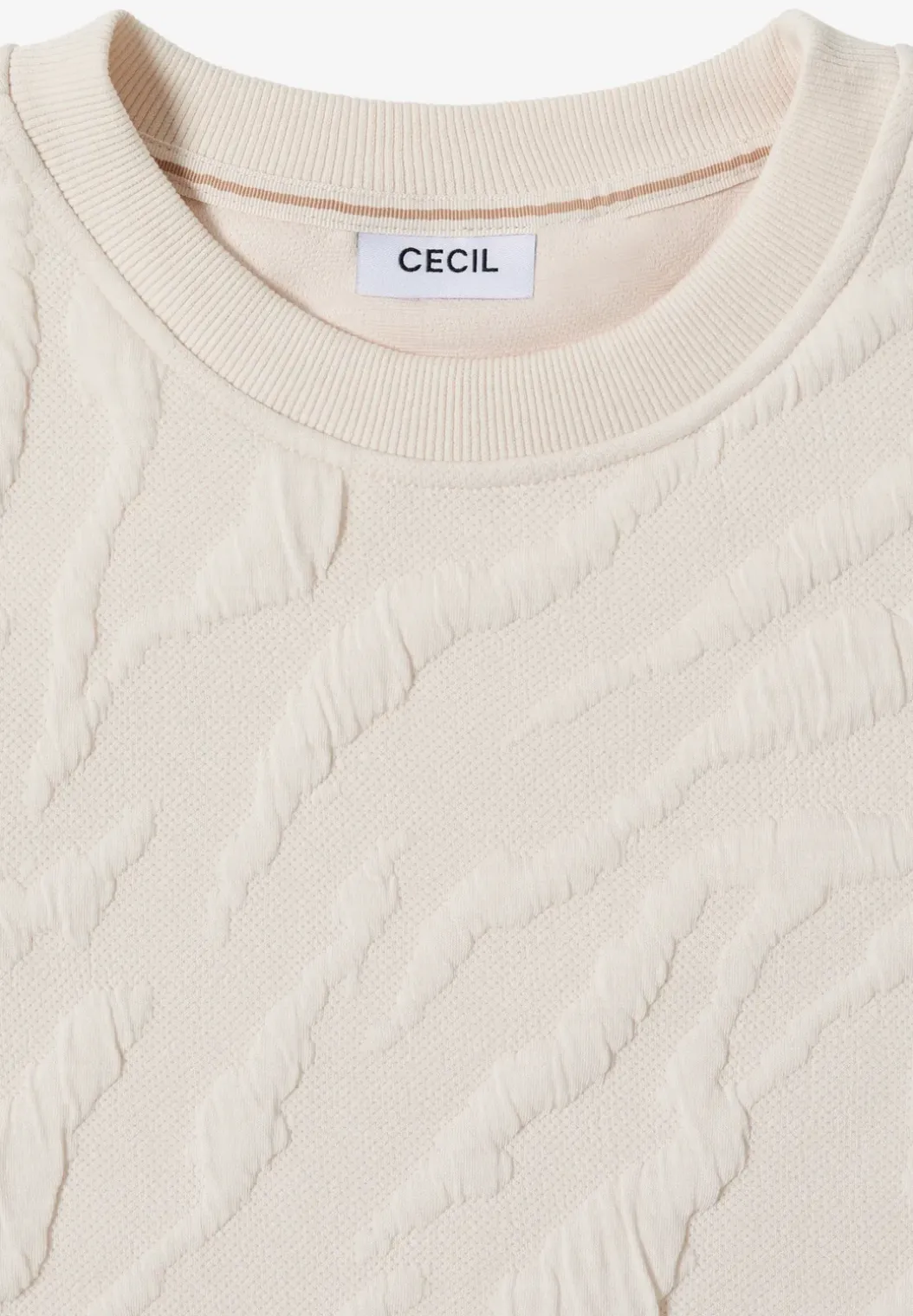 Sweater met gestructureerd patroon