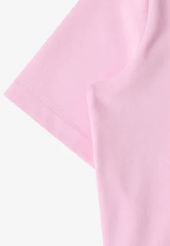 Sweater met korte mouwen en ronde hals