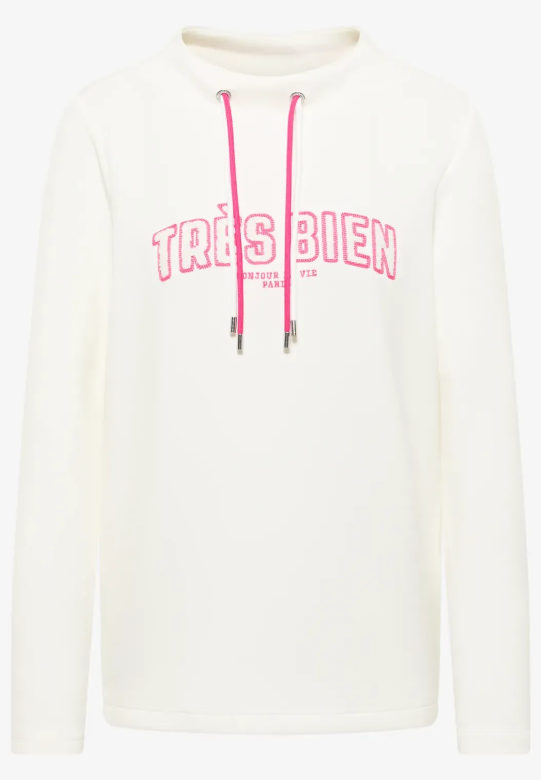 Sweater met lange mouwen en Wording Artwork