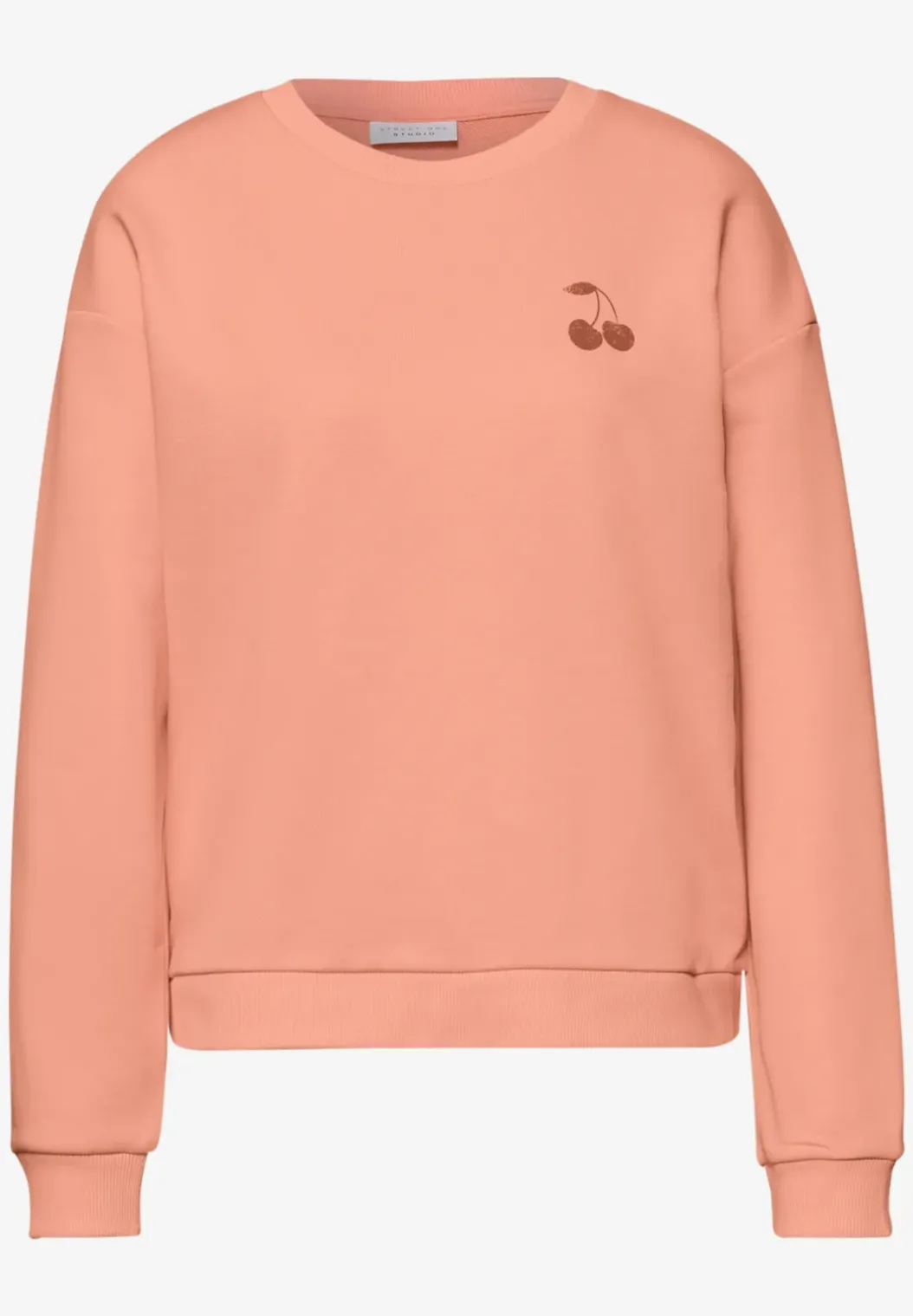 Sweater met lange mouwen en opdruk op de rug