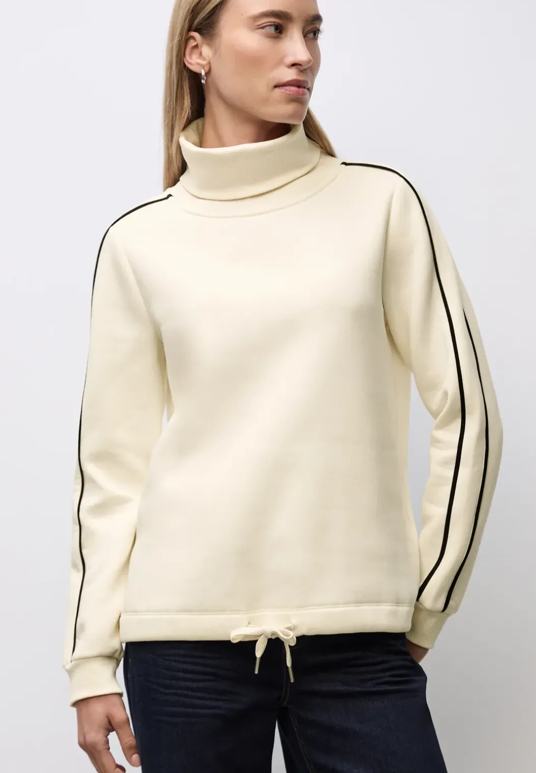 Sweater met opstaande kraag
