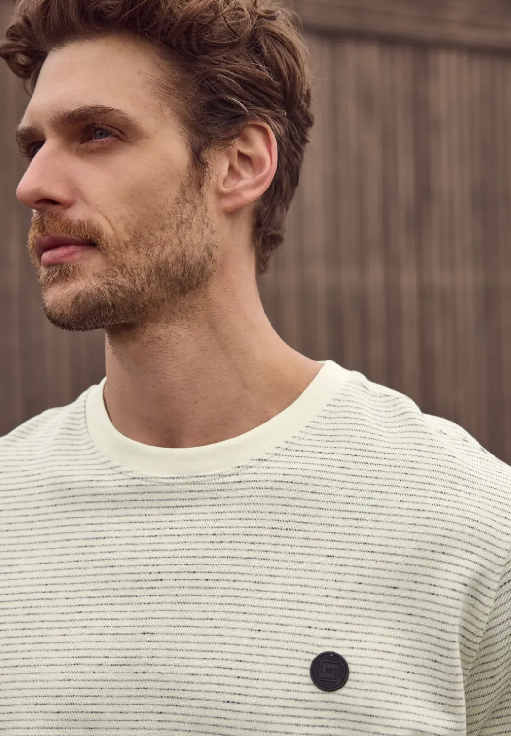 Sweater met ronde hals in een zachte stof