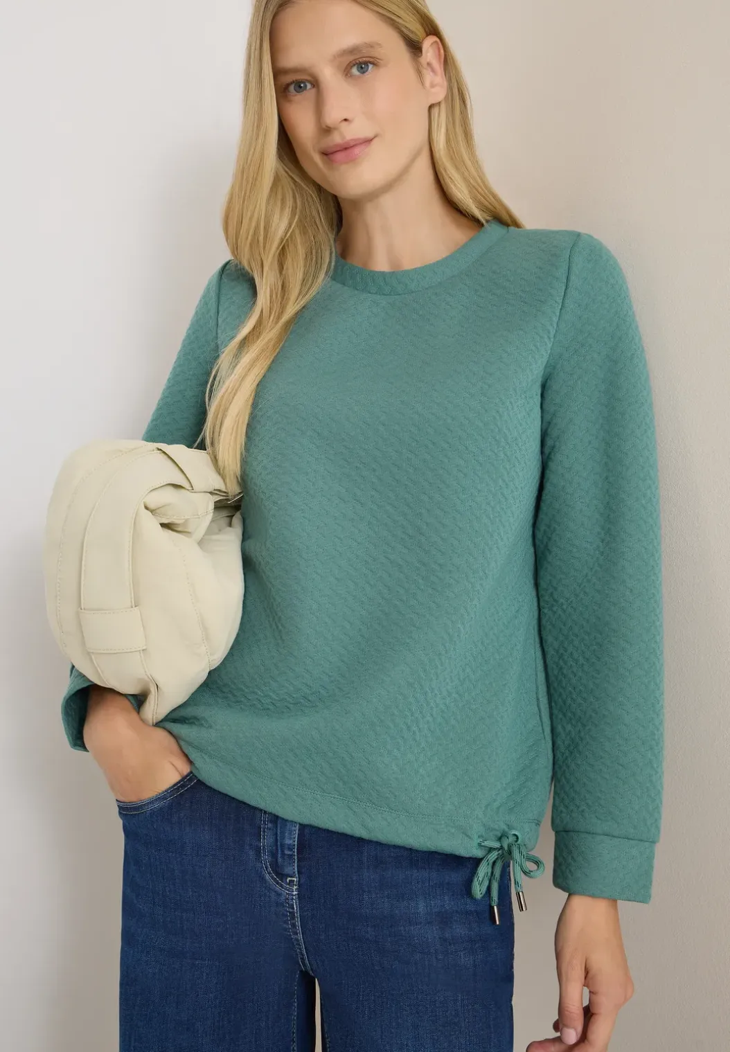 Sweater met textuur