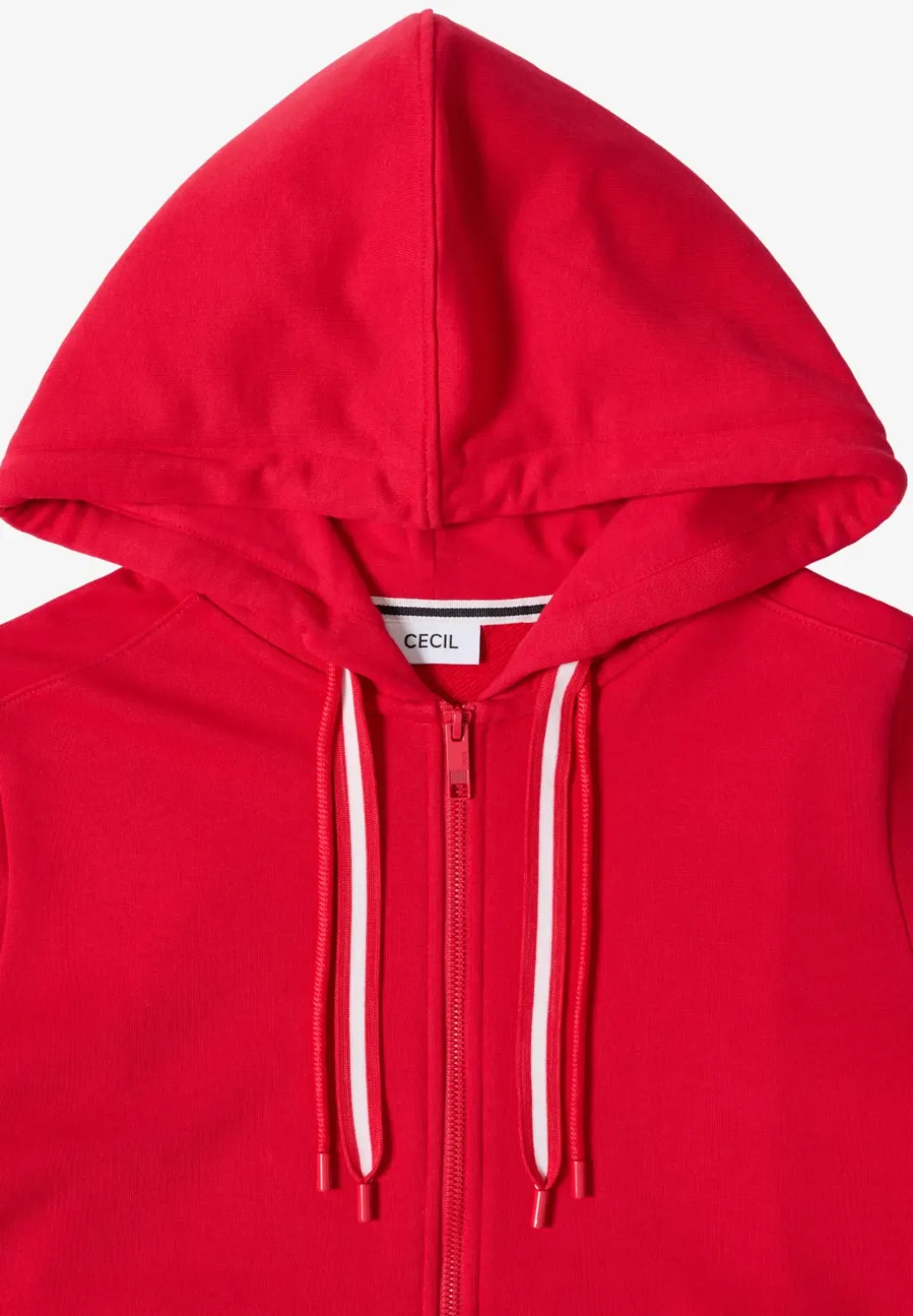 Sweaterjack met korte mouwen en capuchon