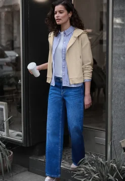 Sweatjack in een kort model
