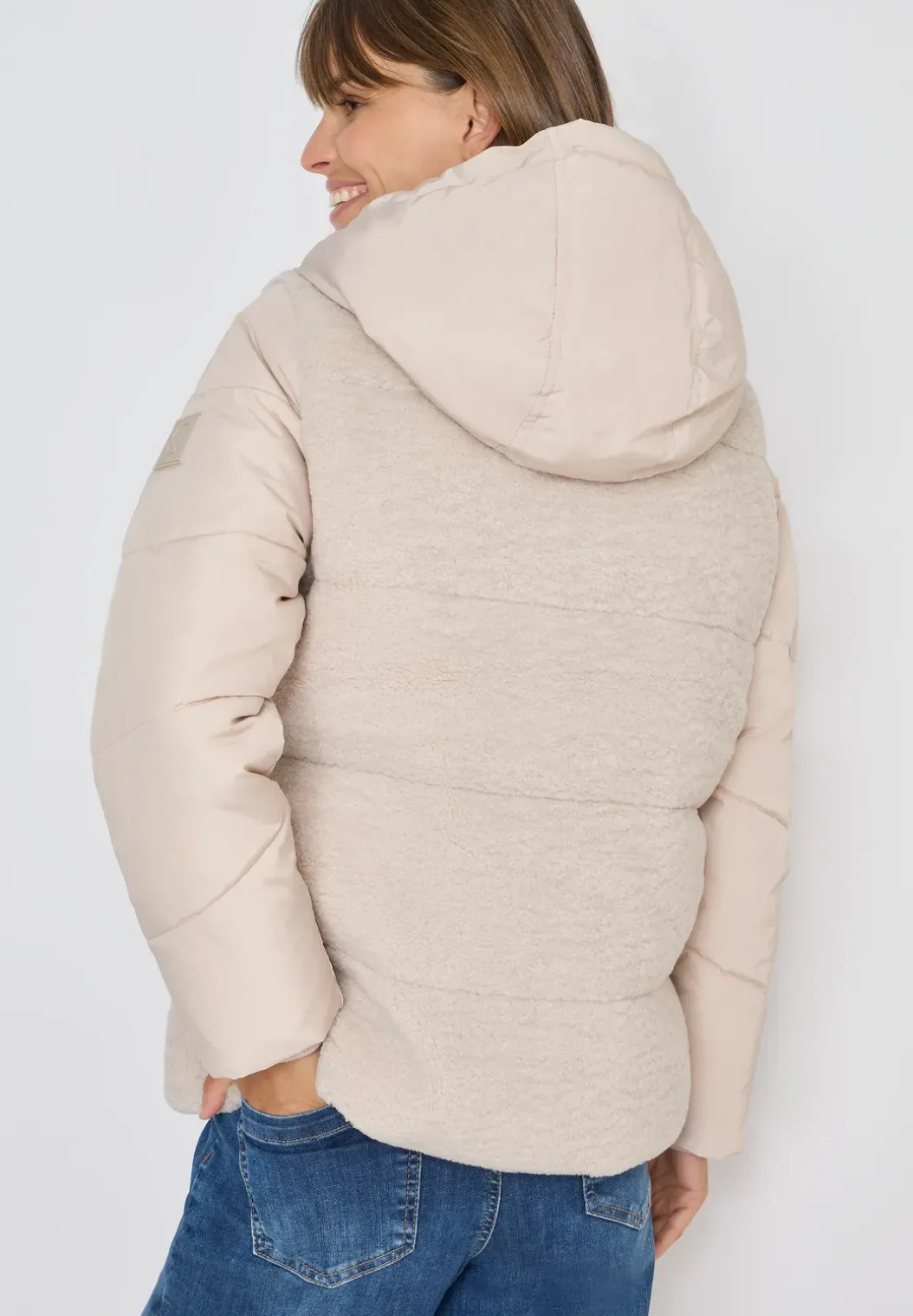 Teddyjas met structuurmix