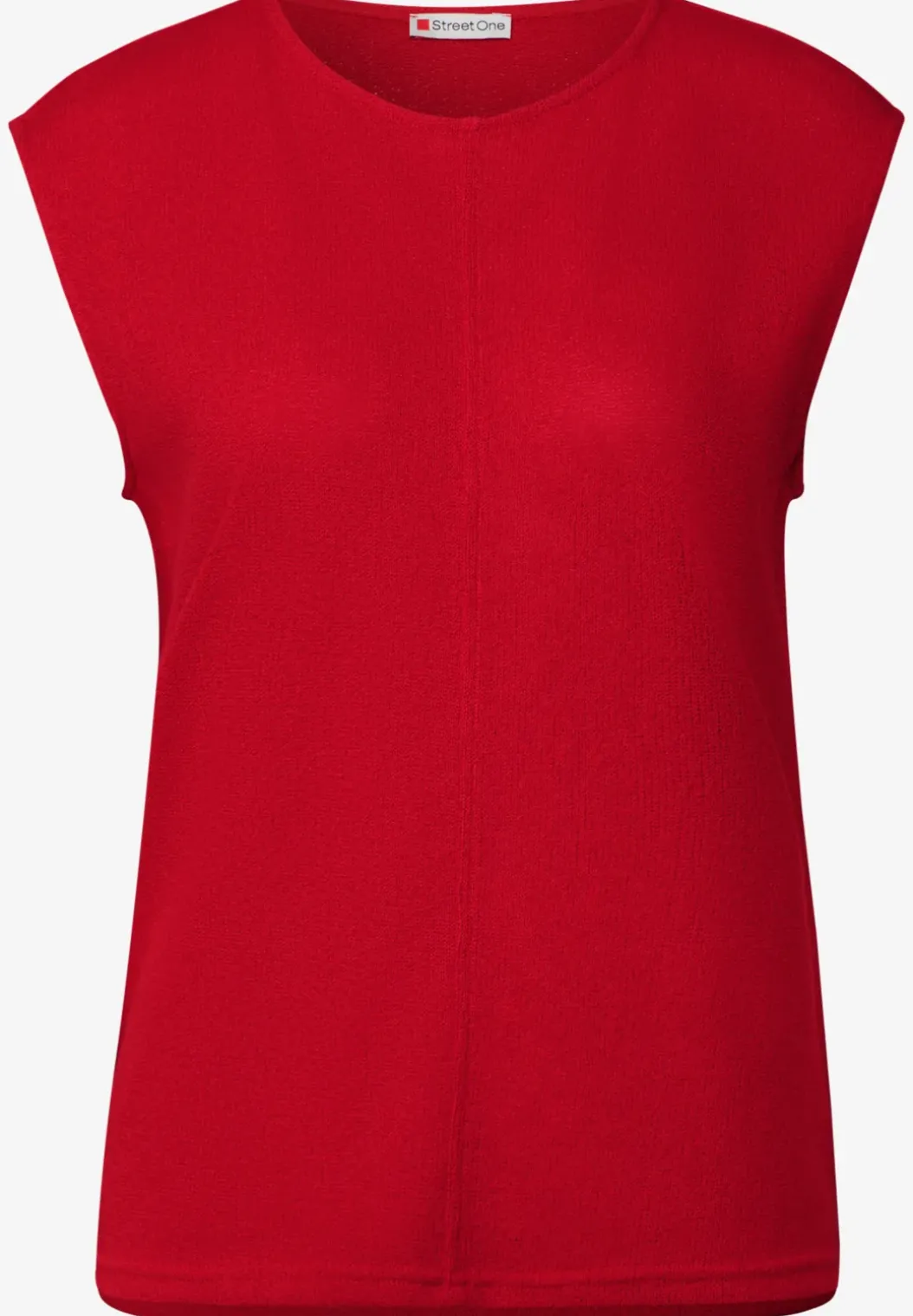 Top met gebreide look