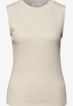Top met glitter gebreide look
