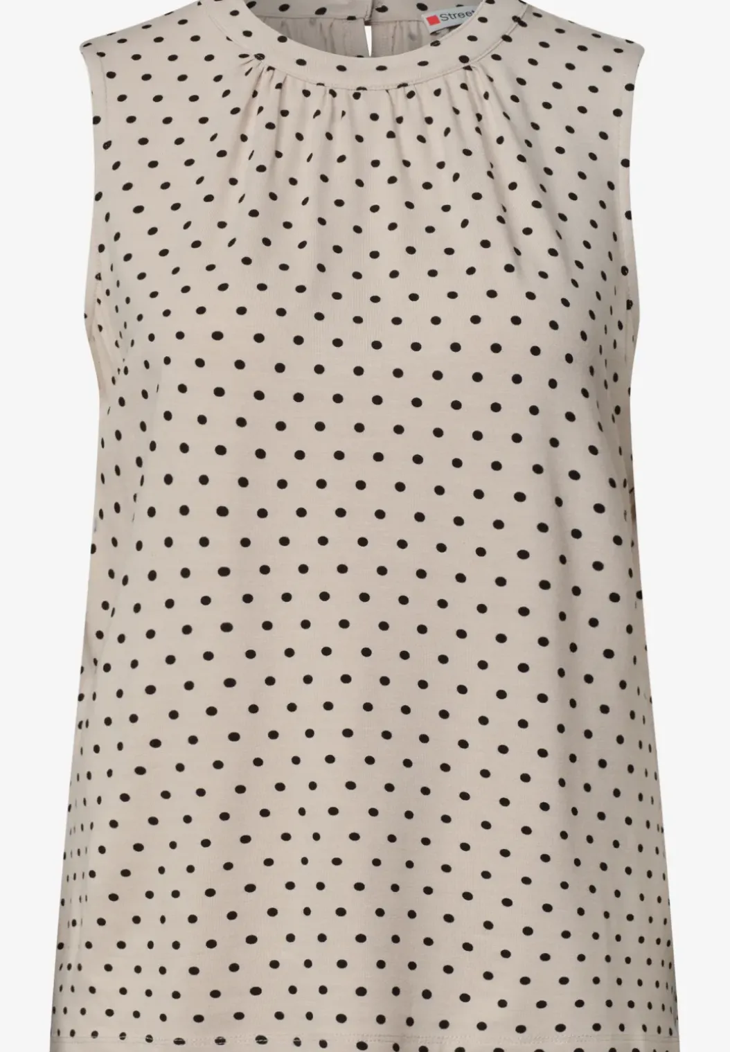 Top met ronde hals en grafische print