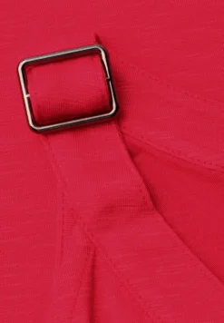 Top met V-hals en decoratief detail