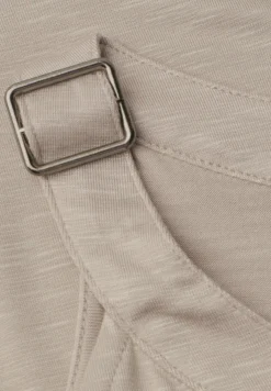 Top met V-hals en decoratief detail