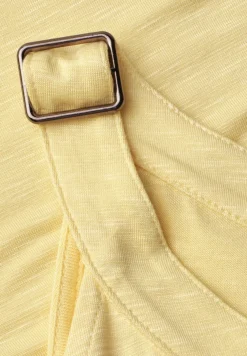 Top met V-hals en decoratief detail