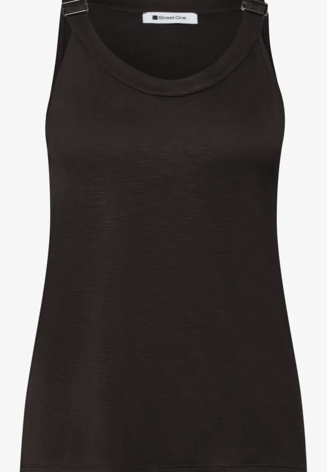 Top met V-hals en decoratief detail