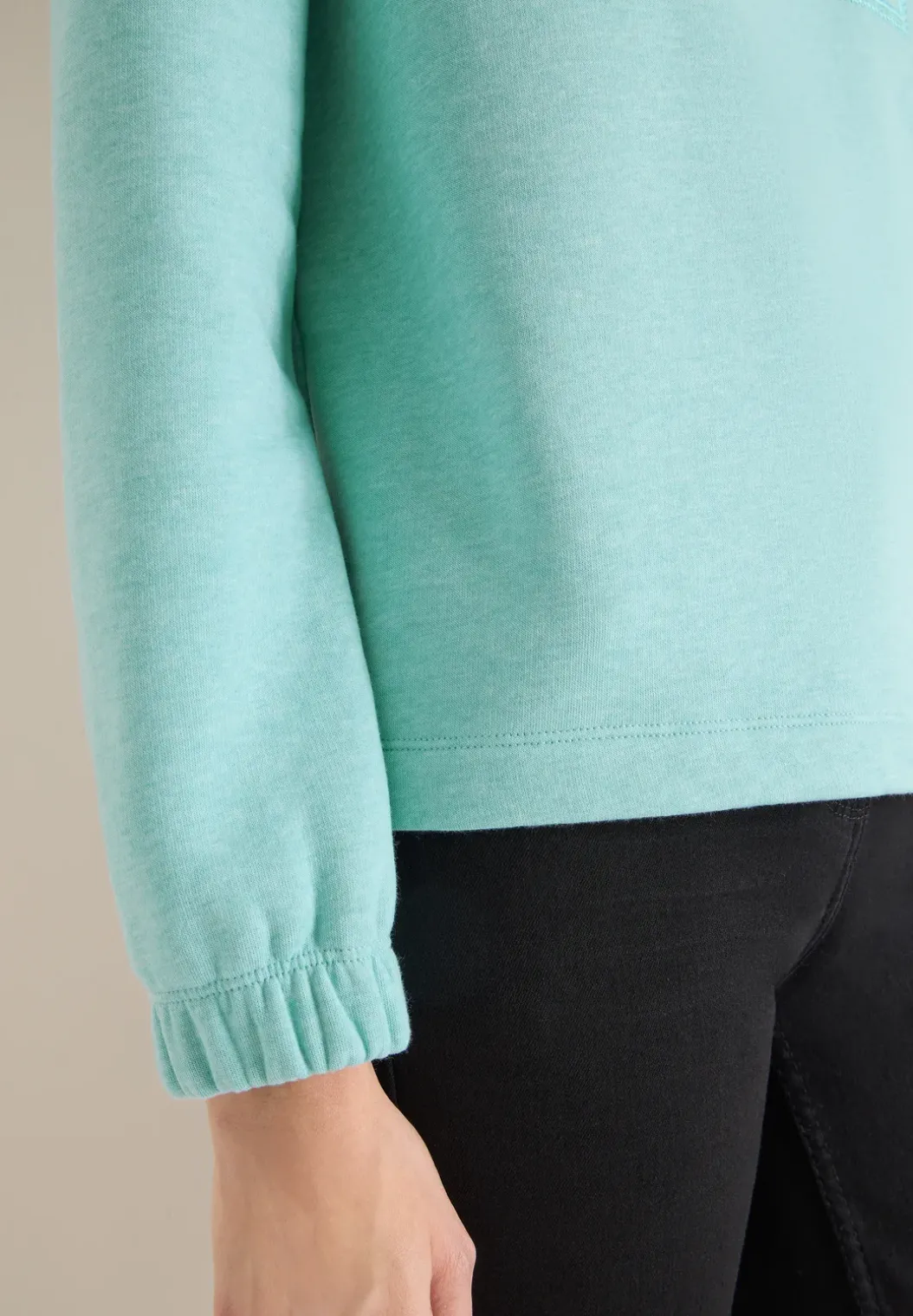 Trechtervormig sweatshirt