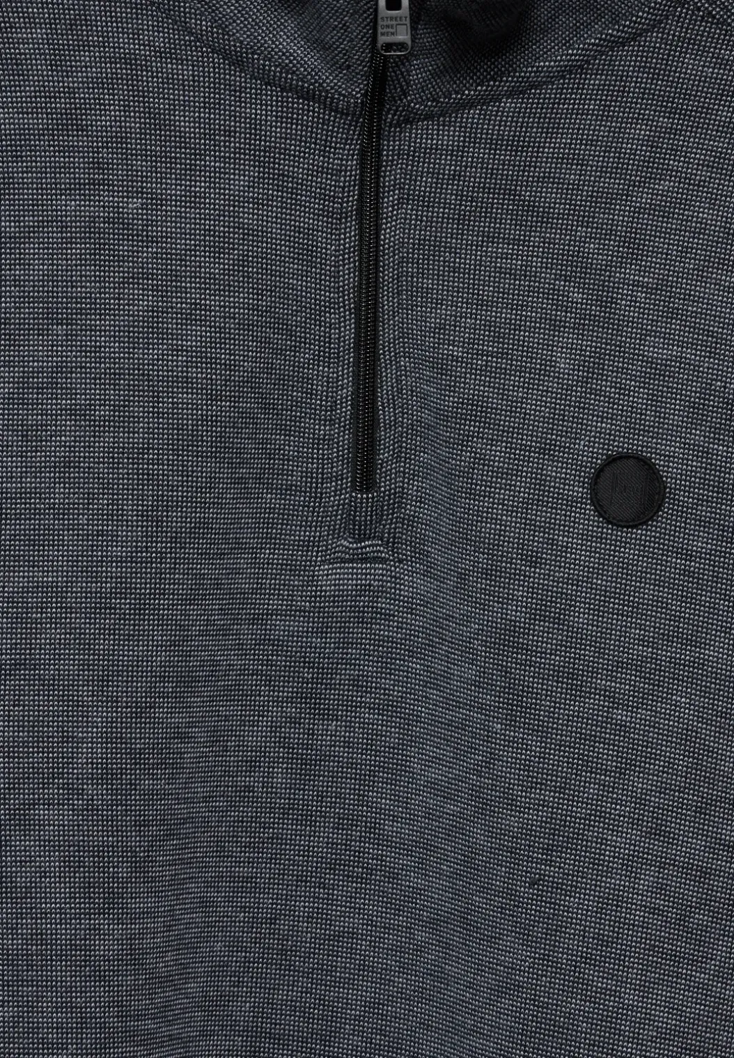 Troyer shirt met lange mouwen