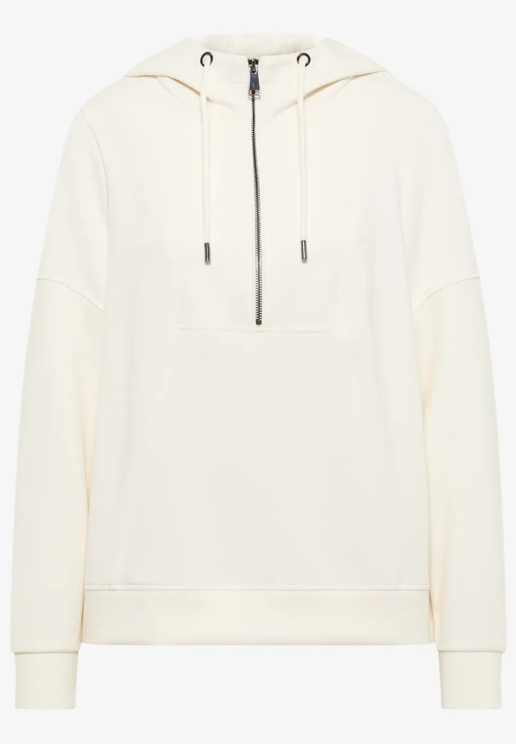 Troyer sweatshirt met capuchon