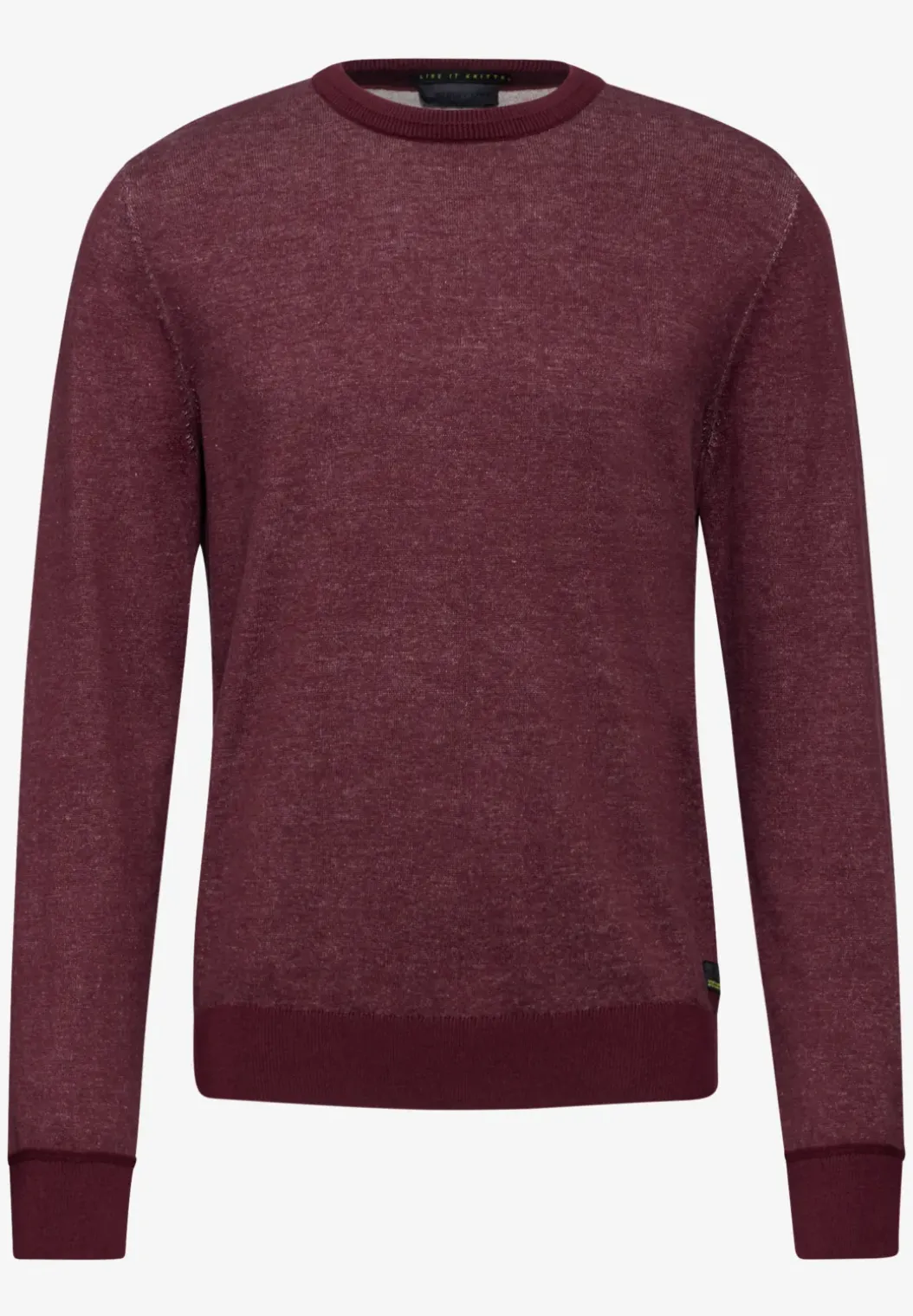 Trui in tweekleurige look