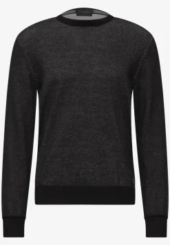 Trui in tweekleurige look