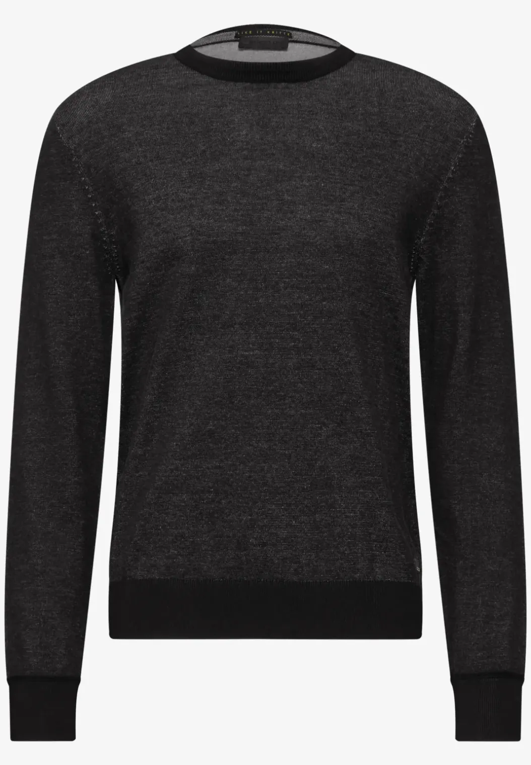 Trui in tweekleurige look