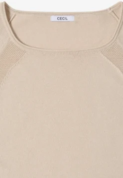 Trui met structuurdetails
